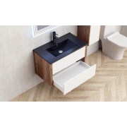 Cabinet 8043 + 8066Black + Led mirror 1496 + black basin faucet + 3012 wooden (3)-800x800w
